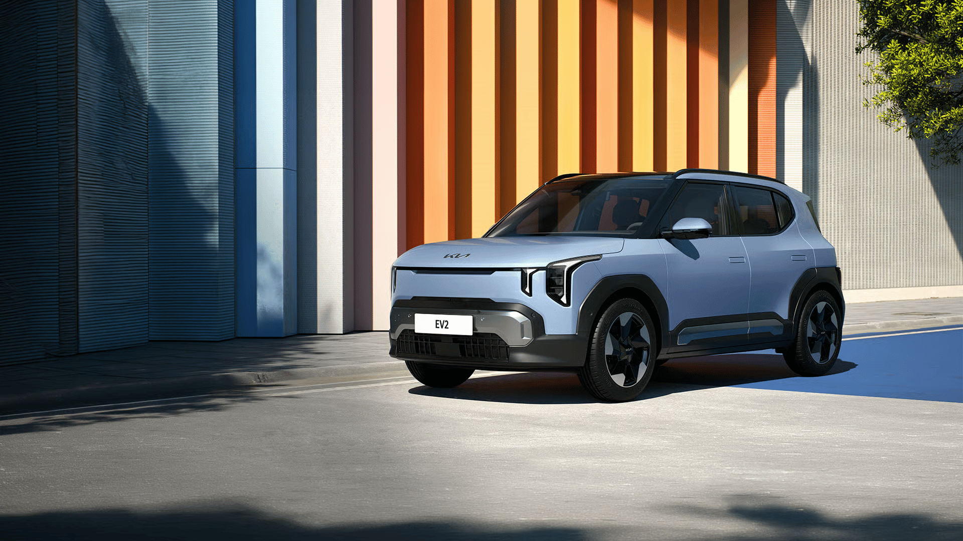 Kia EV2, önden